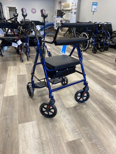 ProBasics Aluminum Transport Rollator with 8-inch Wheels